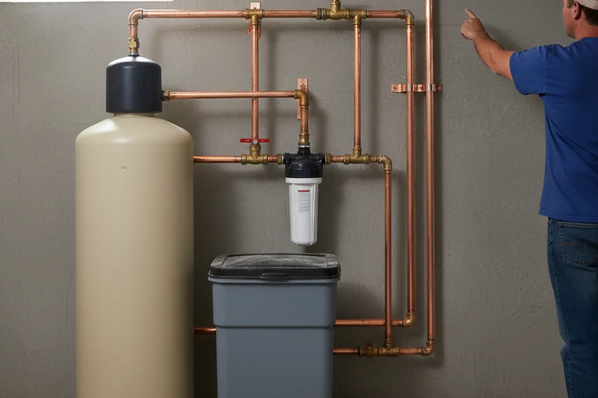 Whole-house water treatment system installed in Itasca